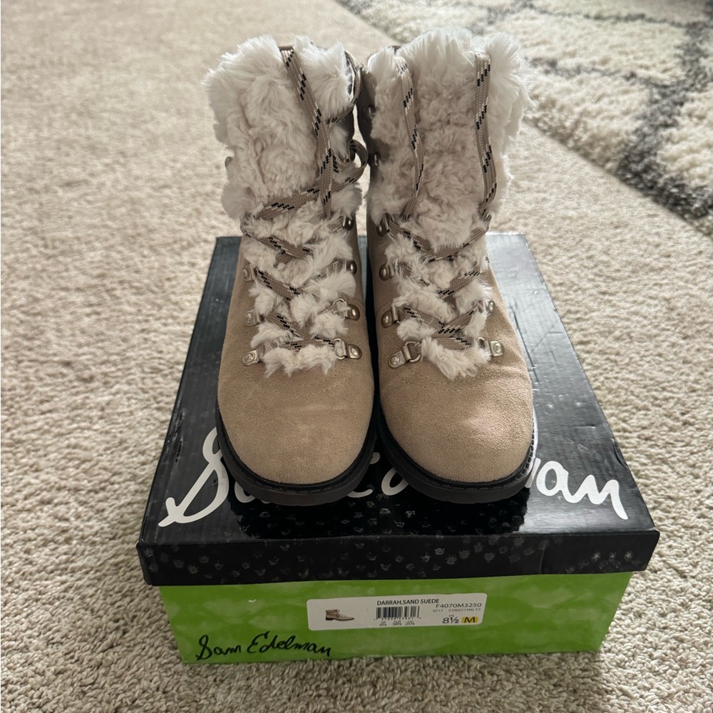 Sam Edelman Darrah Sand Suede Shoes